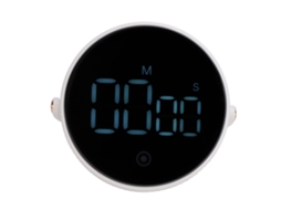 Relógio Digital de Alarme com Espelho Duplo em Forma de S 6" Tela Led Ajustável com Rádio e Dois Alarmes | S/MARCA