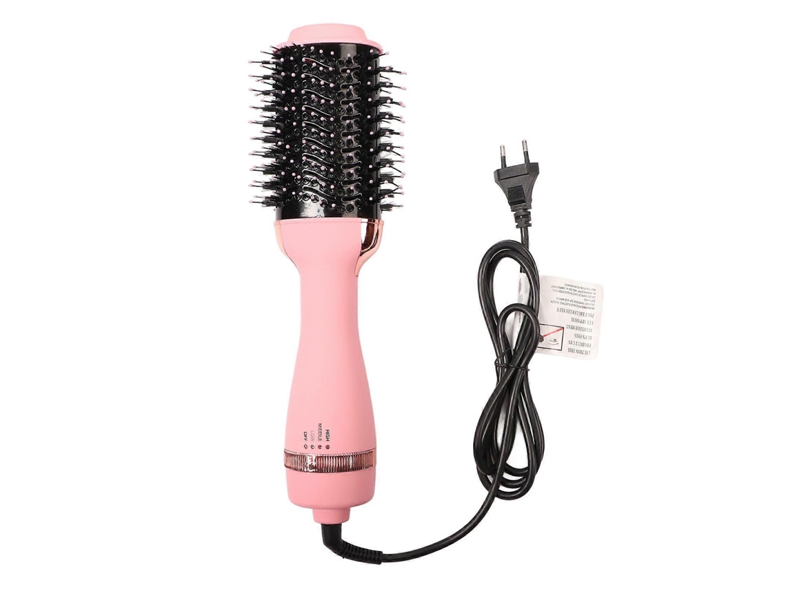 Escova Secadora de Cabelo 3 em 1 Ajustável com Ar Quente para Salão de Beleza e Uso Doméstico Rosa TAISHENGDA