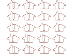 Compatível com 40 clipes de papel divertidos, clipes de papel grandes com função de marcador de página, acessórios de mesa para presentes.