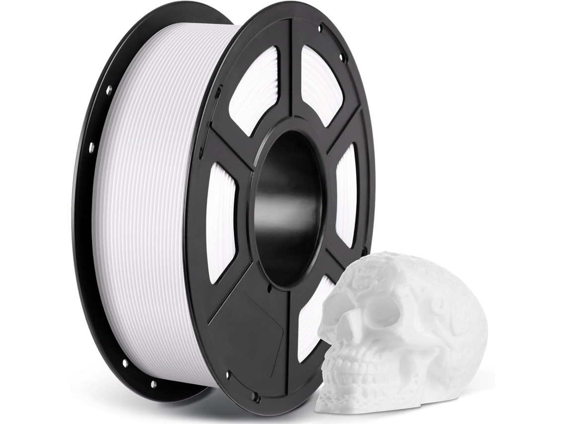 Filamento Pla Para Impressoras 3d Branco, 1 Kg Filamento Pla De 1,75 Mm Para Impressão 3d Em Impressoras 3d A Slowmoose (branco)