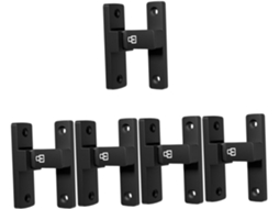 Balacoo Conjunto De 5-travas Para Porta Deslizante, Travas E Fechos Para Porta De Celeiro, Fácil Instalação, Trava Para