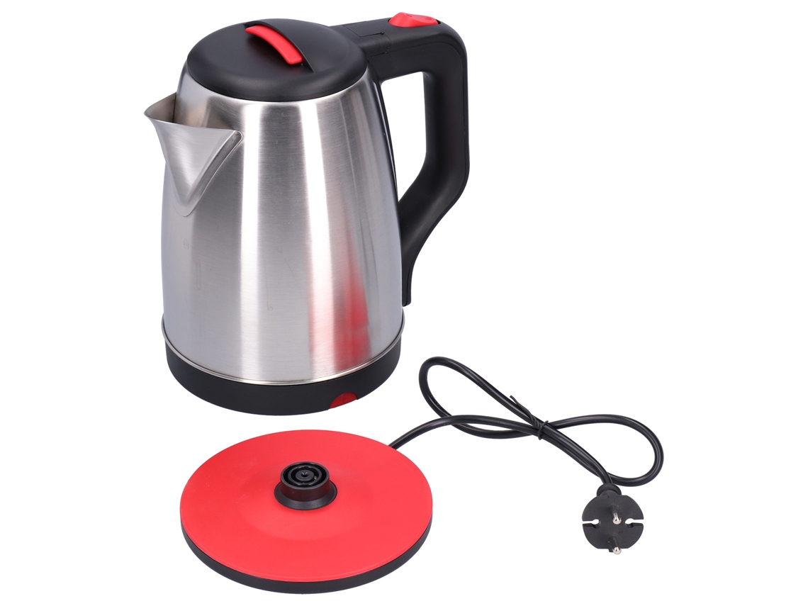 Chaleira Elétrica de Aço Inoxidável 2.0l com Base 360° e Desligamento Automático S/MARCA