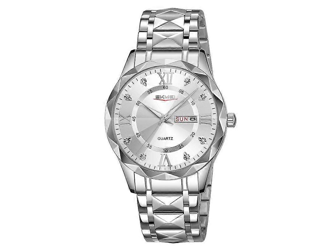 Relógio Skmei Business Casual Com Caixa De Diamantes, Luminoso, Resistente À Água E Com Mecanismo De Quartzo.