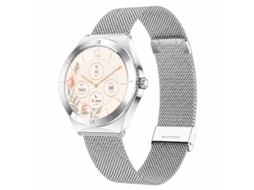 Smartwatch L03 (design Clássico E Fino - Amoled - Chamadas Bluetooth - Prateado)