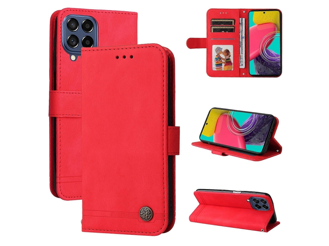Capa Couro Para Samsung Galaxy M53 5g, Elysve
