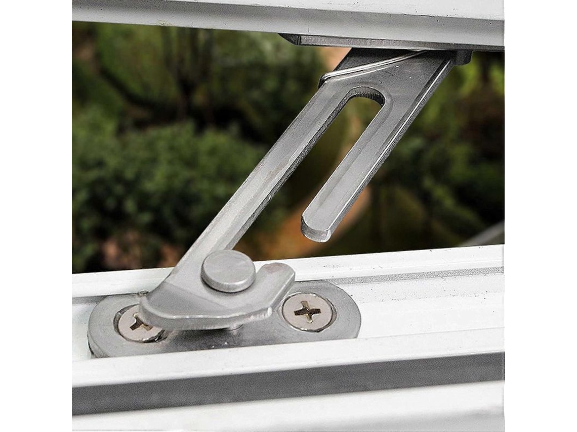 Controlador De Janela Inox Para Instalação Esquerda Com Fixação Segura E Abertura De 65 Graus