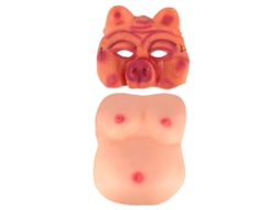1 Conjunto de Máscara de Cabeça de Fantasia para Decorações de Halloween ALLINLESS