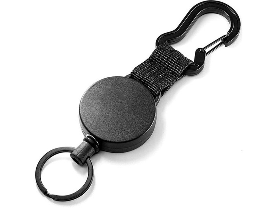 Sleutelhanger Reutilizável - Telescópica - Robusta - Plástico Abs - Aço 65 Cm - Compacta E Leve - Keyholder