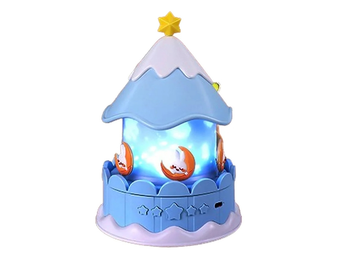 Luz Noturna Do Projetor Estrela Infantil Lâmpada Musical De Unicórnio Decoração De Quarto De Princesa Aniversário Presente De Natal Azul Bestvite