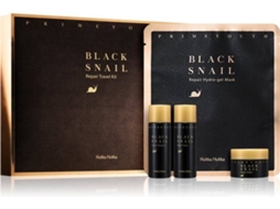 Máscara de Rosto HOLIKA HOLIKA Prime Youth Black Snail Travel Set (With Anti-Ageing Effect) (4pc)