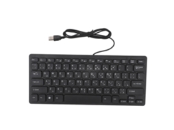 Teclado Ultra Fino 78 Teclas Usb Com Botões Ergonômicos Para Pc