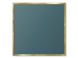 Quadro magnético de parede azul marinho vibrante para quarto Espelharte (50x50 cm)