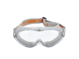 Óculos de Proteção com Uv Anti Choque Goggles de Trabalho Cinza com Sistema Ventilado e Ajustável