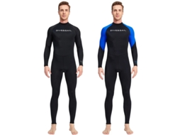 Pretoxxldivesail Roupa Mergulho Masculina Manga Comprida Uv Upf50+ Macia Respirável Secagem Rápida Natação Snorkeling Surfe