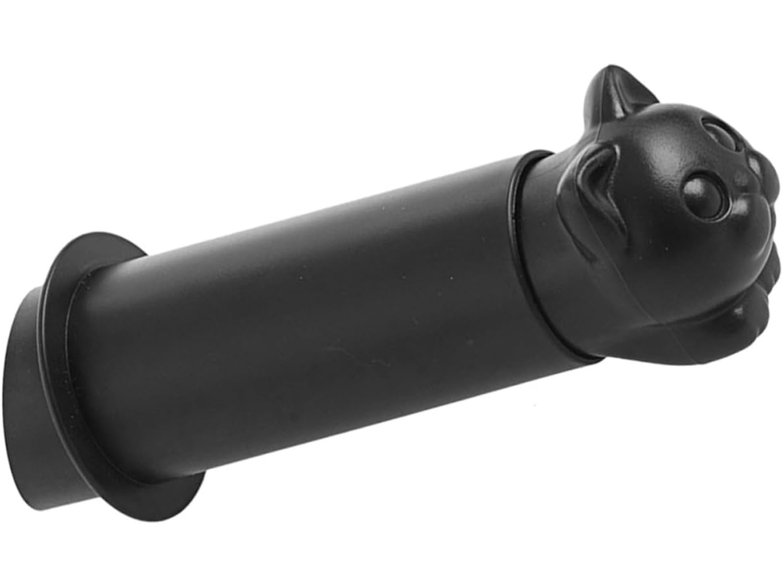 Porta Papel Higiênico Plafope Em Plástico Preto, Fácil De Limpar E Resistente A Deformações, Ideal Para Banheiro E