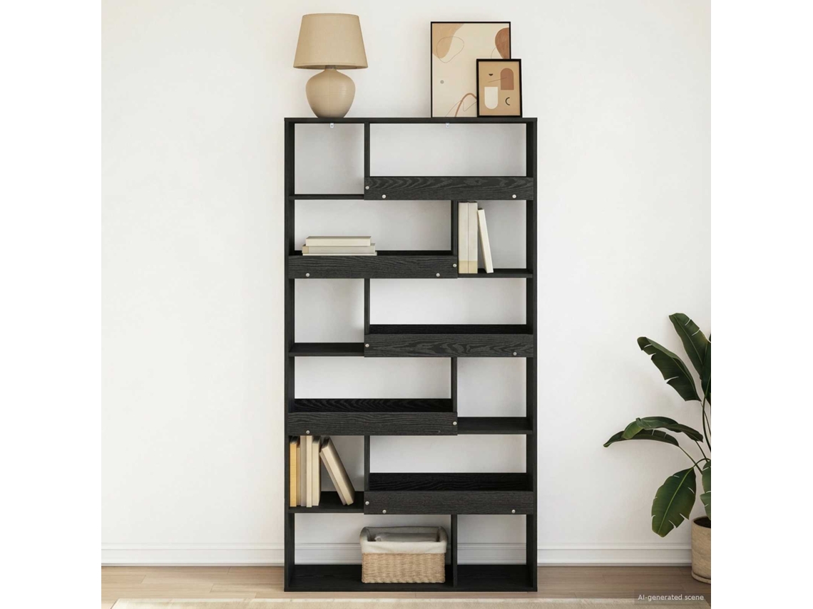 Vidaxl Prateleira De Livros 100 X 33 X 156,5 Cm Derivados De Madeira