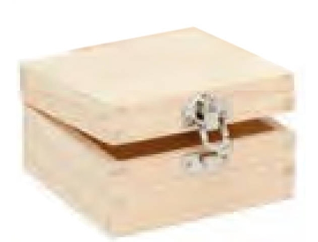 Caixa de Jóias   61682103 (Castanho - 16x16x8.5cm - Madeira)