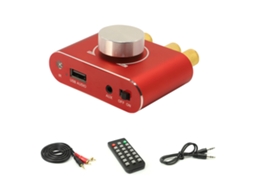 Placa Amplificador Estéreo X15h 15w 12/24v Entradas Bt Usb Aux Controle App e Controle Remoto