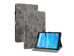 Capa De Couro Pu Halinuia Com Padrão De Tigre Para Lenovo Tab M8 Hd