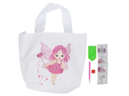 Bolsa de Compras Diy Fada Estilo Ecológico com Pedras