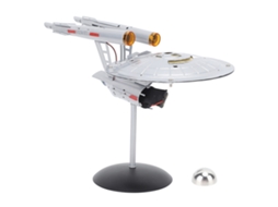 Modelo de Nave Espacial com Luzes 1:1000, Brinquedo de Nave Espacial Durável para Exposição e Coleção