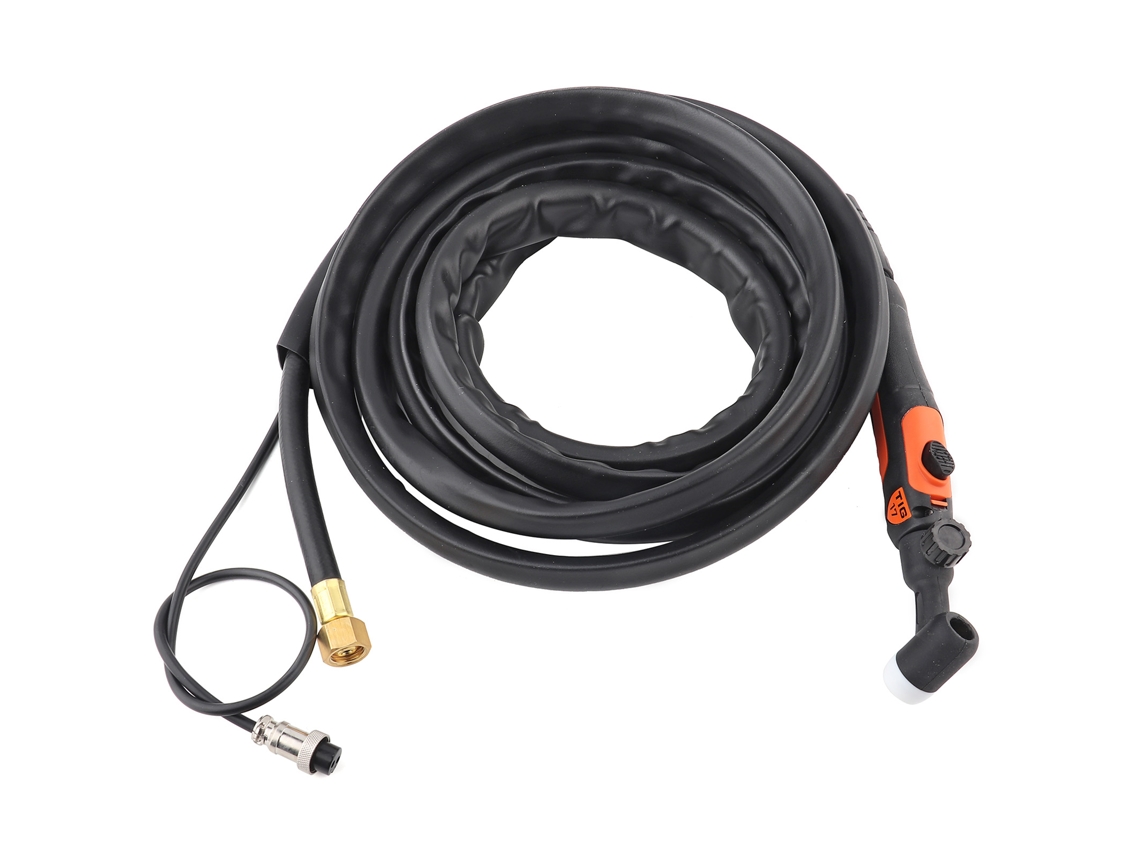 Conjunto De Pistola De Soldar Arc Laxiscreed Com Cabeça Tig-17 Flexível Einterface De Ar M16x1.5