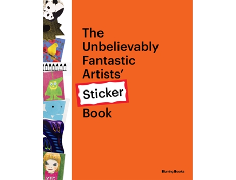 Livro Unbelievably Fantastic Artists’ Stickers Book de Db Burkeman (Inglês)