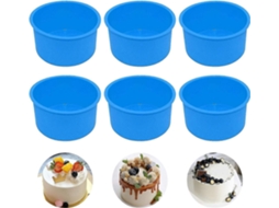 Mini Molde De Silicone Para Bolo De 4 Polegadas, Antiaderente