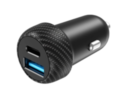 Carregador De Carro Billaddare 1xusb-c Pd 1xusb-a 45w