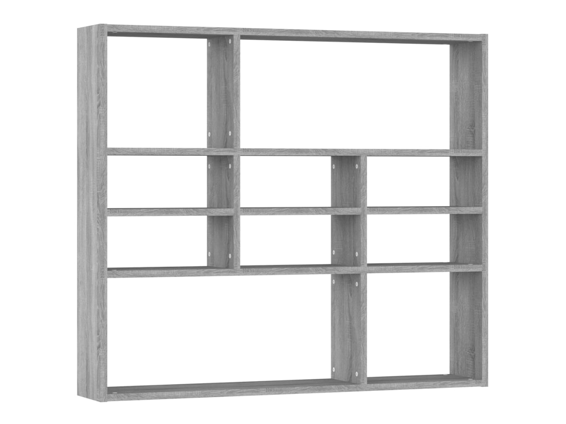 Wall Shelf, Wall Shelves Vidaxl Cinzeto Madeira Processada (n/a)
