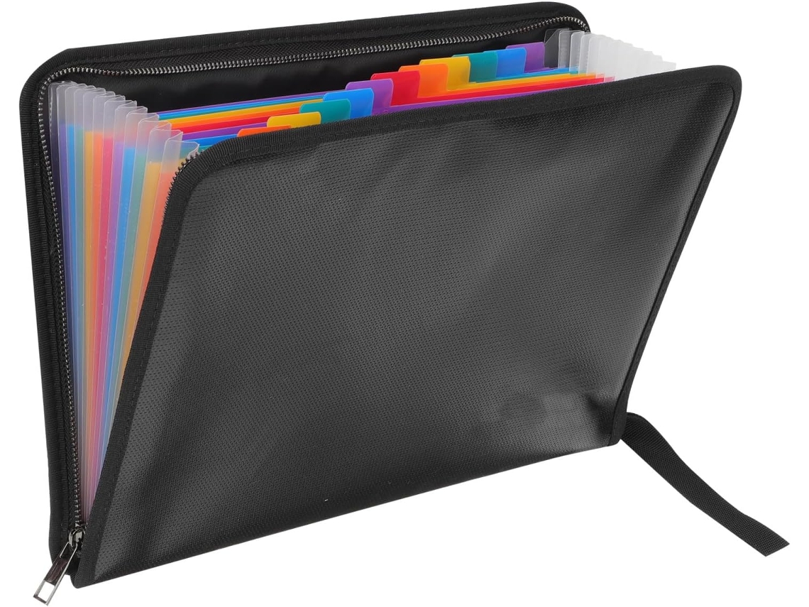 Bolsa À Prova De Fogo E Organizador Arquivos Resistente Água Com 13 Compartimentos Documentos, Ideal