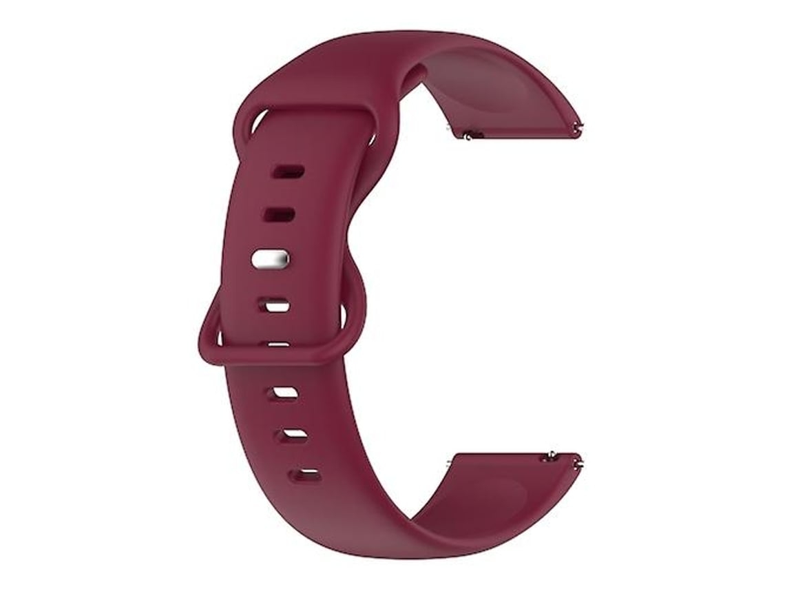 Lurelia Pulseira De Relógio Silicone Bordô 20 Mm, Compatível Com Garmin Vivomove