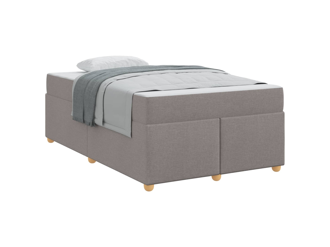 Estrutura da Cama Cinzento Acastanhado Tecido MAISON EXCLUSIVE 120x190 cm