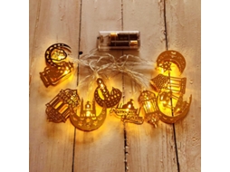 Cordão De Luzes Led, 1,65 M, Tema De Ramadão E Eid, Para Festas, Casamentos, Janelas, Árvores E Composição Sazonal