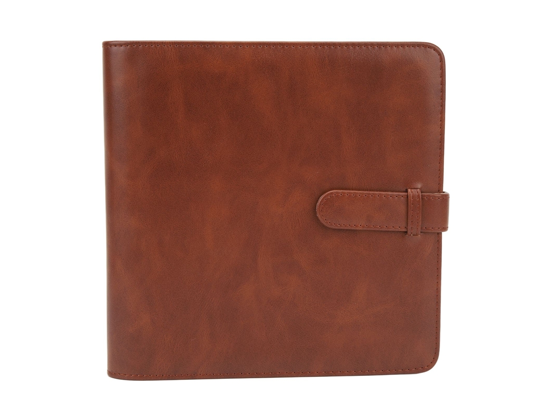 3 Inch 288 Pockets Photo Album Large Capacity Multifunction Pu Leather Photo Album For Mini 12 11 Brown LAXISCREED