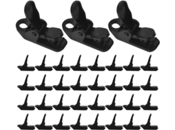 Abaodam 40pcs Plastic Tarp Clips With Lock Grip For Christmas Party Outdoor Camping Shelter, Space Saving