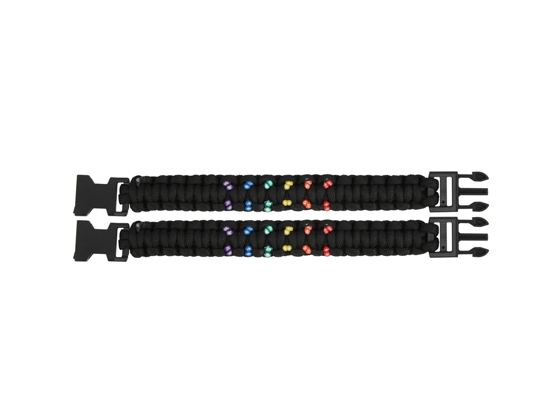 Conjunto de 2 pulseiras de tricô com corda de segurança AQUAFORGE