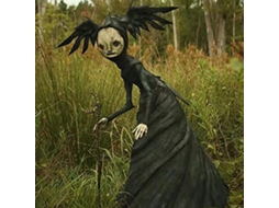 Estátua de bruxa em resina brilhante para o Halloween LAXISCREED