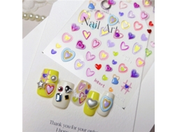 Adesivos de Unha Japoneses em Relevo 5d e 3d, Decorações para Unhas, Adesivos de Acrílico. MDUG