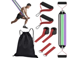 Faixas Elásticas De Resistência Para Exercícios | Acessórios Látex Natural Confortáveis Academia, Casa, Yoga