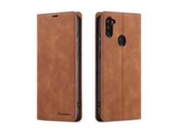 Capa De Couro Flip Horizontal Com Magnetismo Forte Para Samsung Galaxy A11 Forwenw Dream Series Oil Edge Com Suporte, Compartimentos Para Cartões, Car