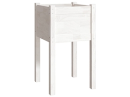 Planter, Planters Vidaxl Branco Madeira De Pinho (n/a)