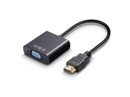 Conversor de Interface Multimídia Hd para VGA 1080p Conector Dourado S/MARCA