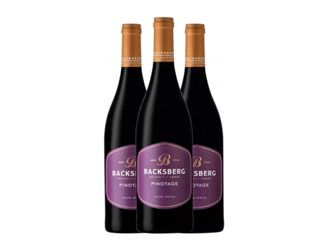 Vinho BACKSBERG Pinotage (0.75 L - 3 Unidades)