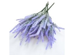 Flores Artificiais de Lavanda de Plástico para Decoração de Casamento e Celebrações Roxo | S/MARCA