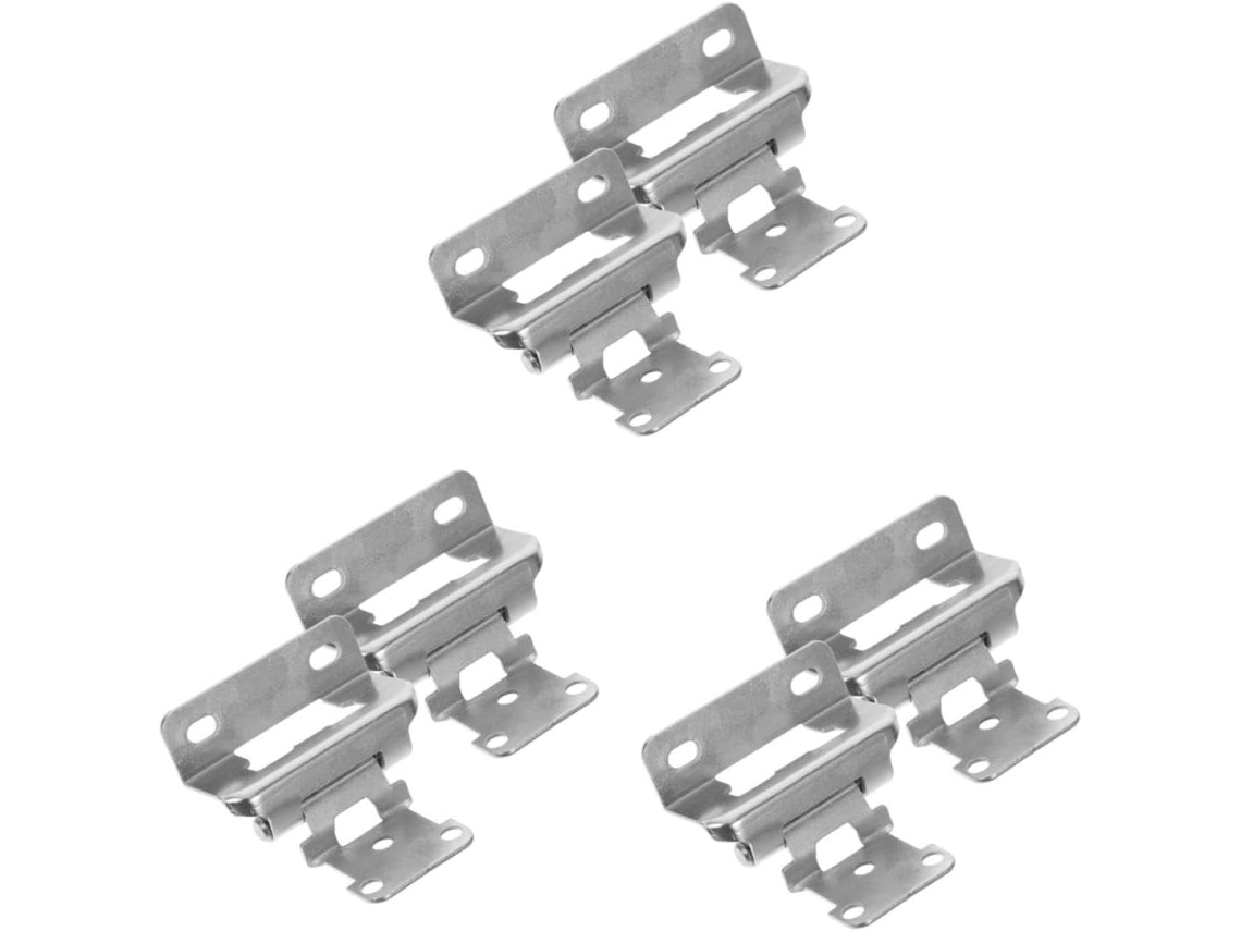 Conjunto De 6 Dobradiças Fechamento Automático Para Armários Cozinha,