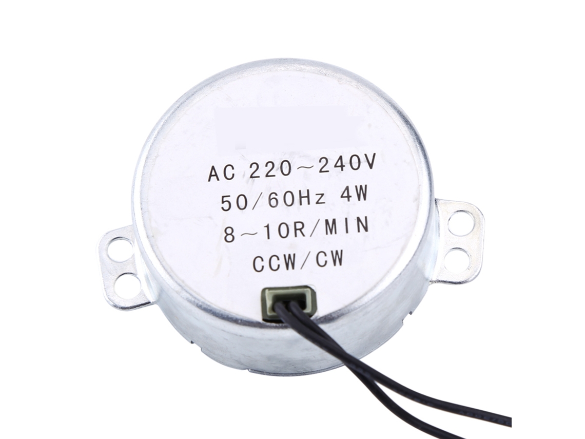 Motor Síncrono Ac 220-240v Motor Redutor 4w 8-10rpm Cw/ccw