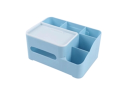Suporte Multifuncional para Caixa de Papel Higiênico Azul Céu | S/MARCA