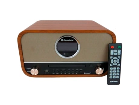 Rádio Digital Fm Leitor de Cd-Mp3 Bluetooth Usb ROADSTAR Hra-1782Nbt Madeira