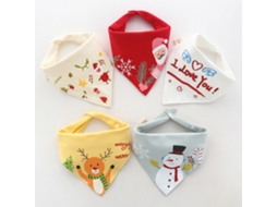 Toalha Triangular para Bebê Nova Toalha Triangular de Natal Pacote com 5 AURUM